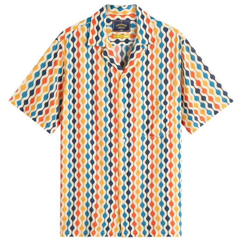 Skjorta Portuguese Flannel Men's Drop Vacation Shirt Flerfärgad | SS25-035-MUL