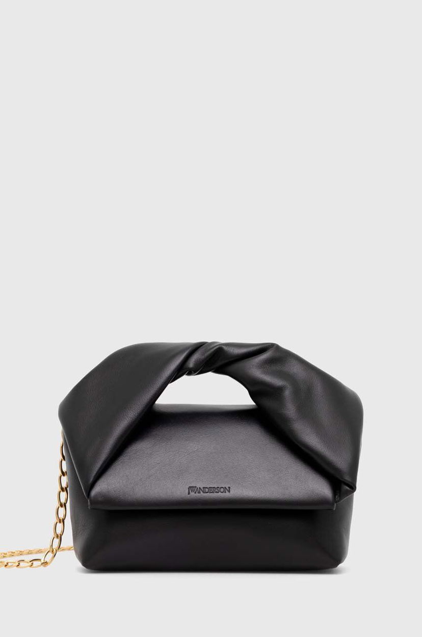 Handväska JW Anderson Midi Twister Bag Svart | HB0539.LA0315.999