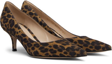 Sneakers och skor Gianvito Rossi Leopard Print Suede Gianvito 55 Pumps Flerfärgad | G20336-55RIC-CMD, 3
