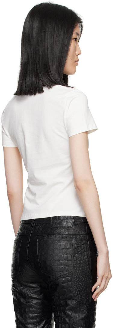 T-shirt Blumarine Crystal Logo T-Shirt Vit | A422T075A, 2