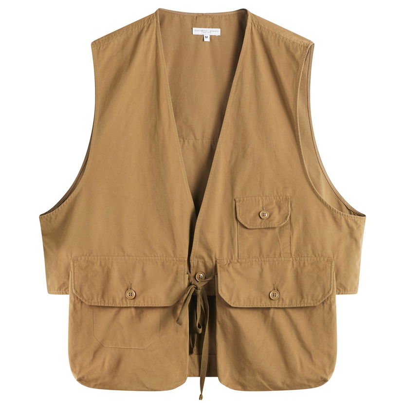 Väst Engineered Garments Engineered Garments Fowl Vest Brun | QT070-EU006