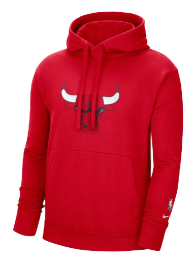 Sweatshirt Nike NBA Essential Chicago Bulls Pullover Hoodie Red Röd | DB1822-657