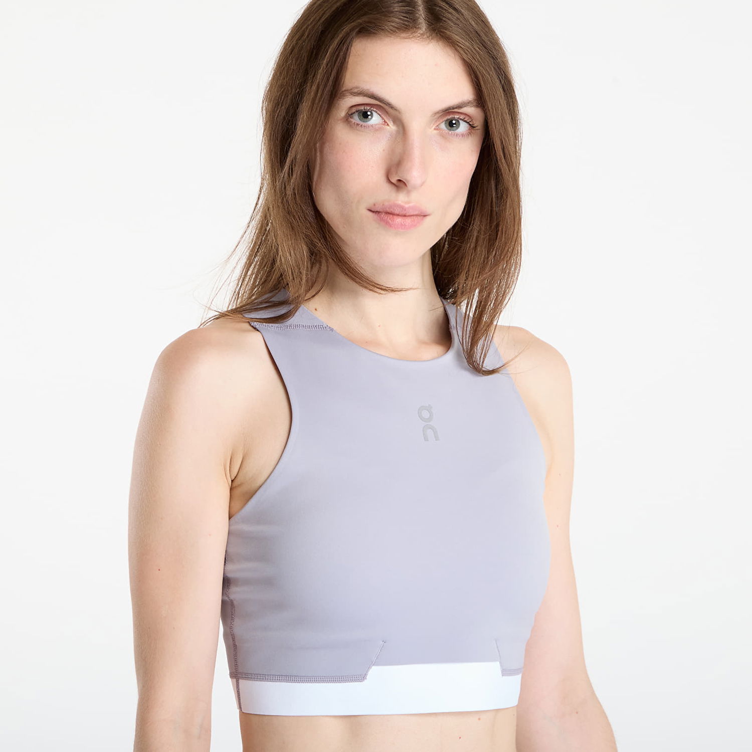 Crop top On Running Train 2-in-1 Crop Top Grå | 1WF10210174, 1