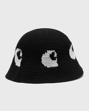 Hatt Carhartt WIP Crocheted Bucket Hat with Pattern Svart | I034482-0D2.XX, 3