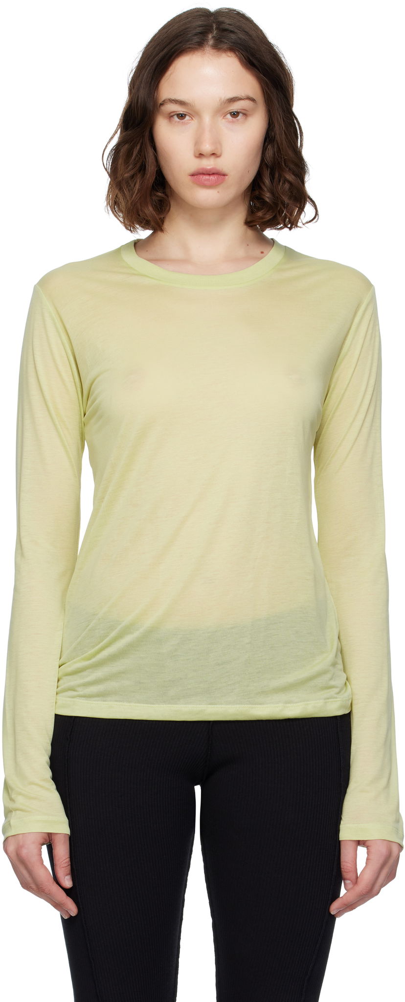 T-shirt Baserange Baserange Long Sleeve T-Shirt Grön | TTLS-BL-AU25
