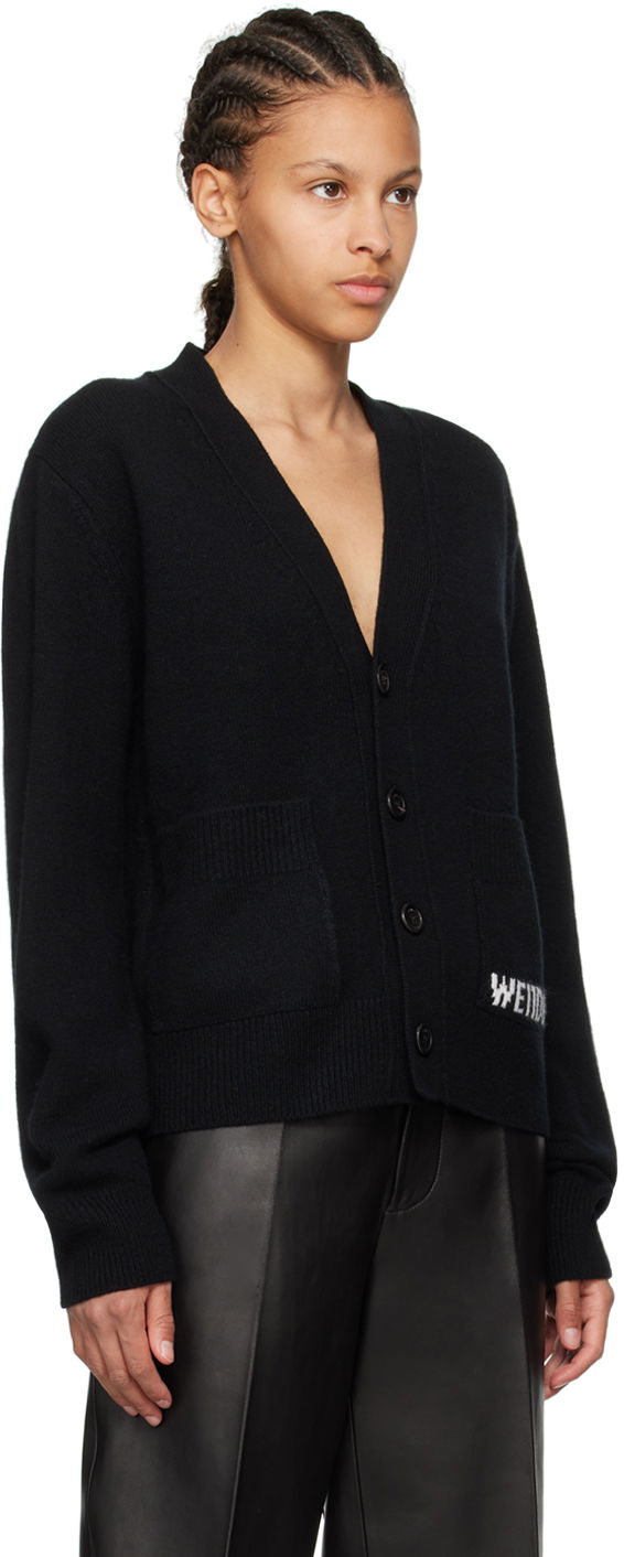 Sweater We11done We11done Patch Pocket Cardigan Svart | WD-KC3-23-621-U-BK, 1