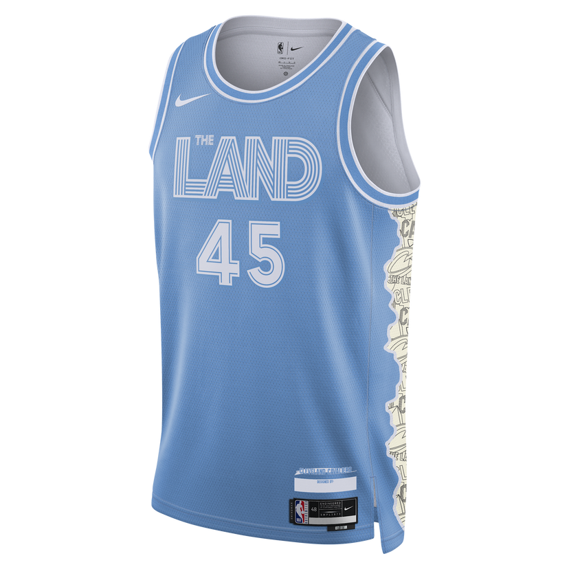 Jersey Nike Dri-FIT NBA Swingman Donovan Mitchell Cleveland Cavaliers City Edition 2024/25 Blå | FQ4338-451