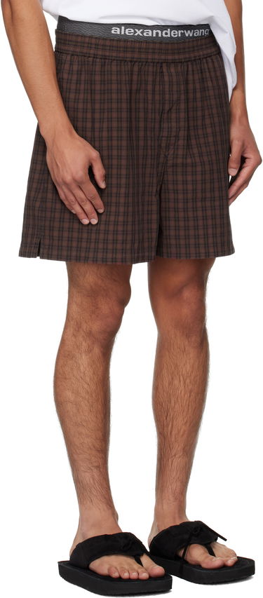 Shorts Alexander Wang Alexander Wang Graphic Shorts Mörkblå | 6WC3254099, 4