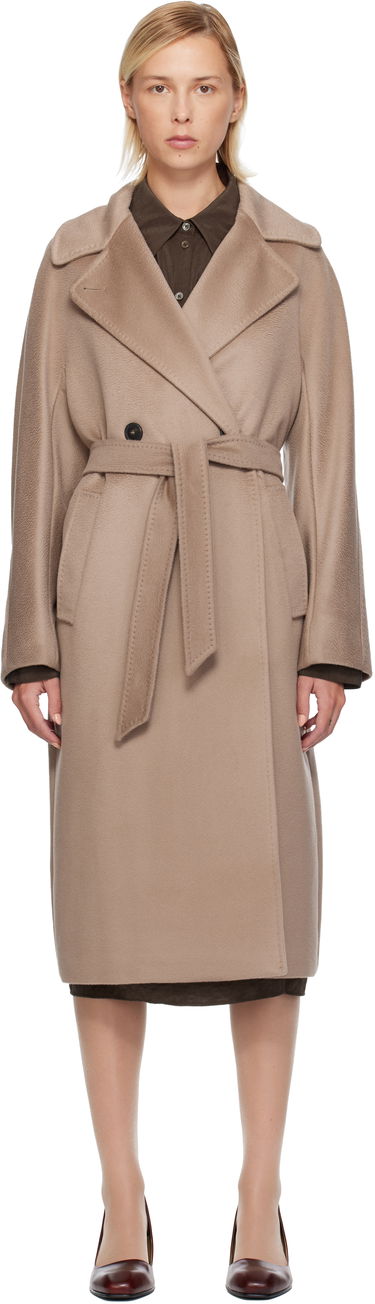Rockar Max Mara Weekend Resina Belted Coat Beige | 2525016031600, 0
