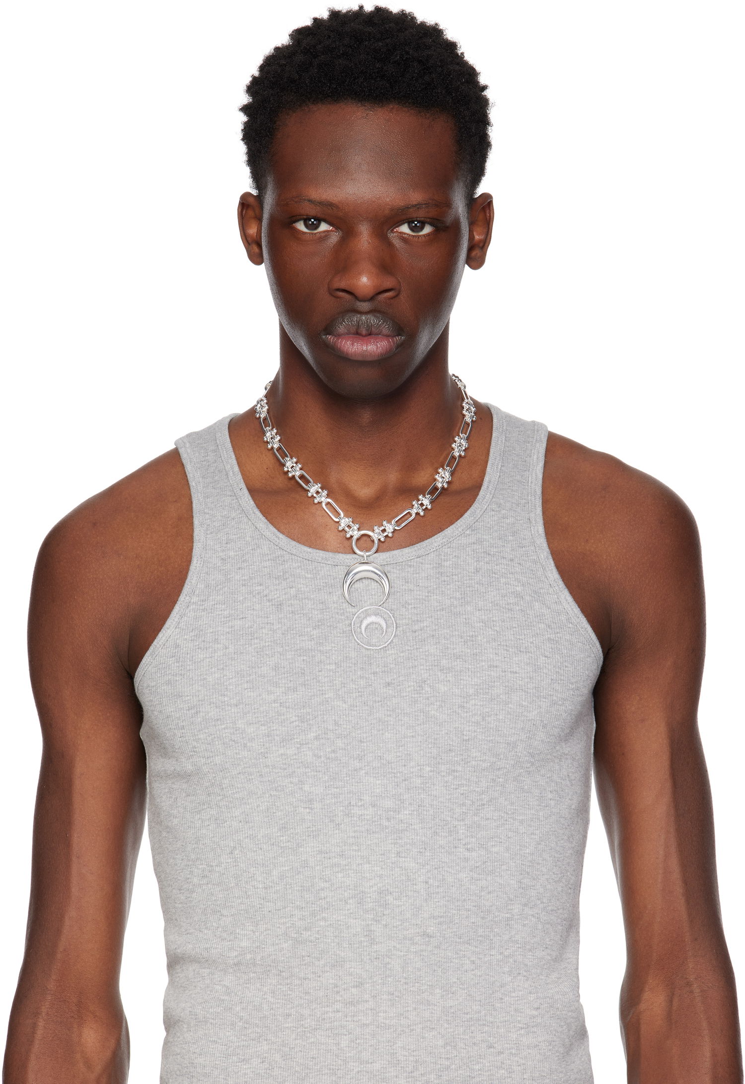 Halsband Marine Serre Marine Serre Moon Charm Necklace Metallisk | UJW105A RMET0001, 1