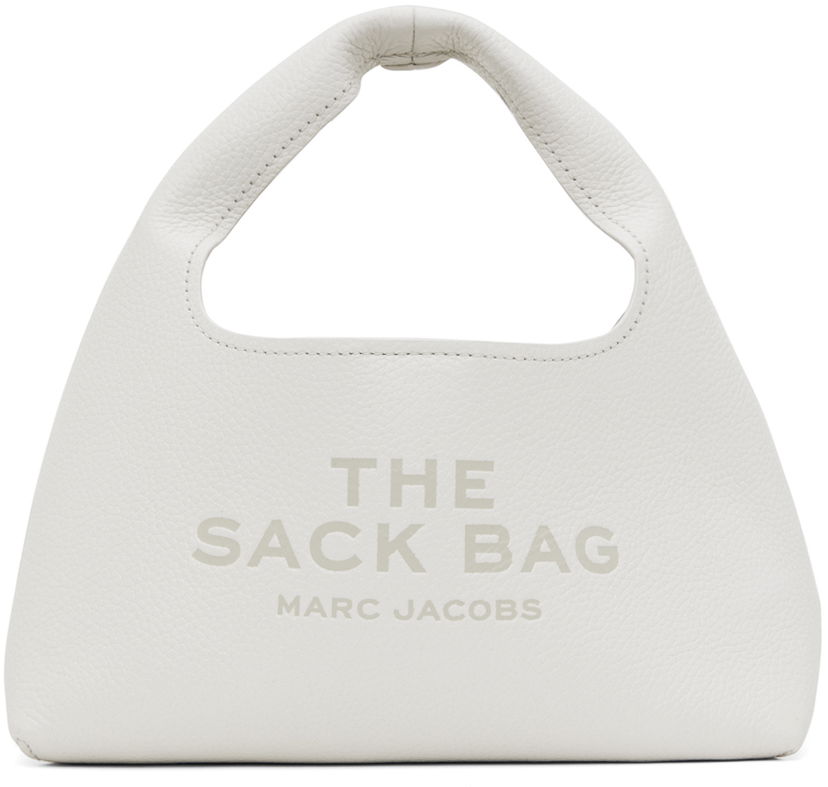 Handväska Marc Jacobs Marc Jacobs Mini Sack Tote Bag Vit | 2F3HSH020H01
