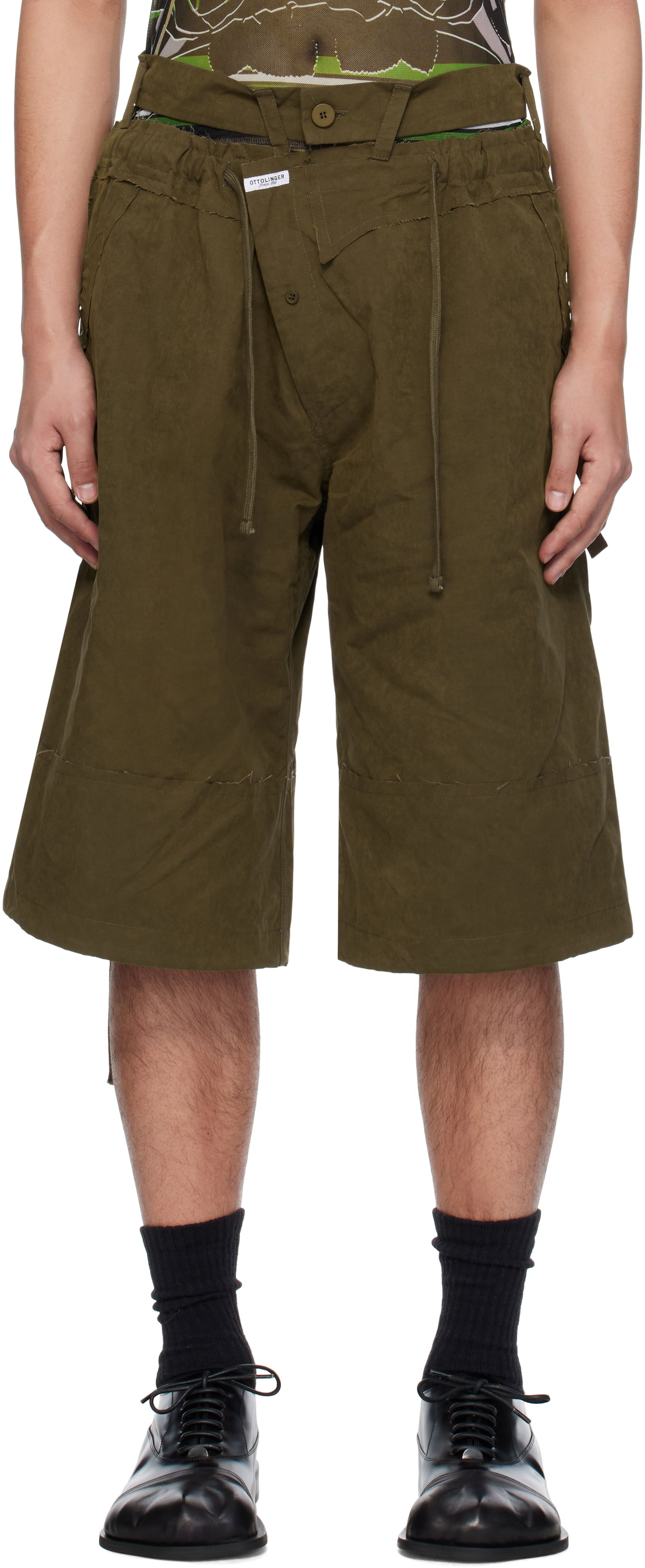 Shorts Ottolinger Ottolinger Baggy Cargo Shorts Grön | 106-200406-01, 0