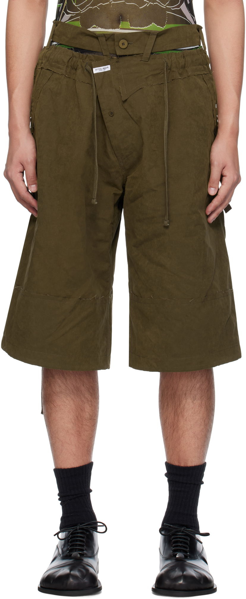 Shorts Ottolinger Ottolinger Baggy Cargo Shorts Grön | 106-200406-01