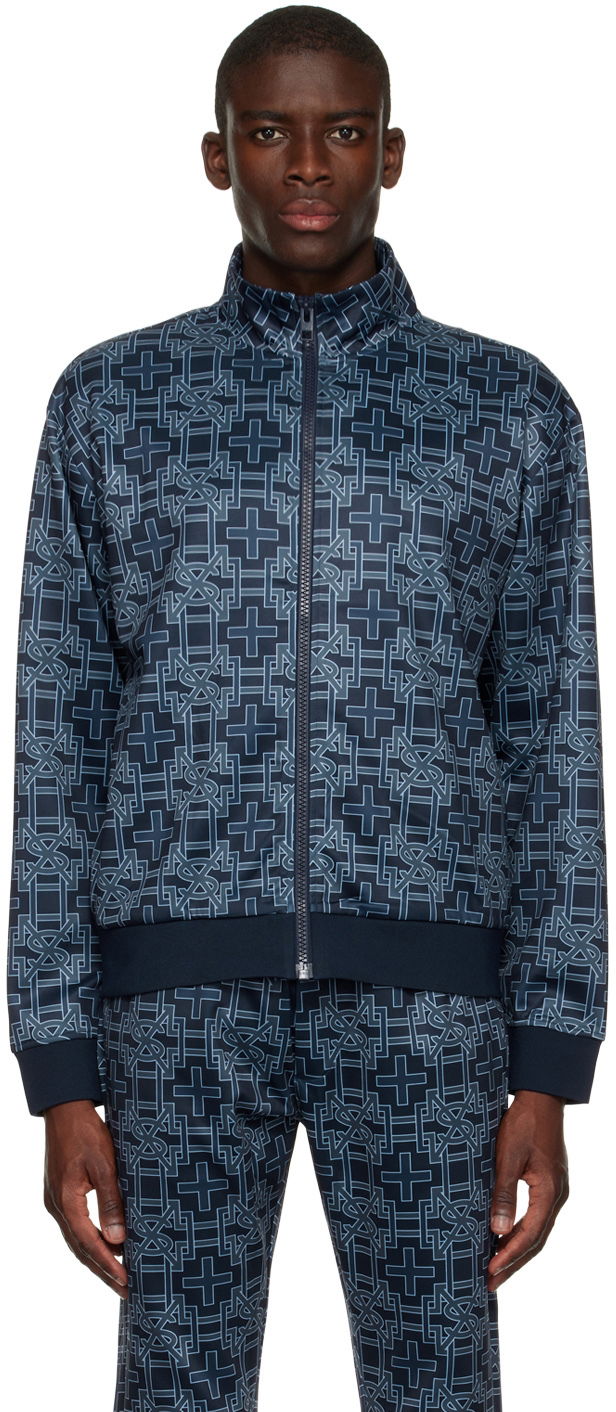 Jacka Ksubi Ksubi Plus Antidote Track Jacket Mörkblå | MPF22JK004