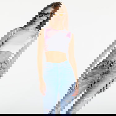 Linne CALVIN KLEIN Cropped Tank Top White Vit | J20J223163 0LA, 0