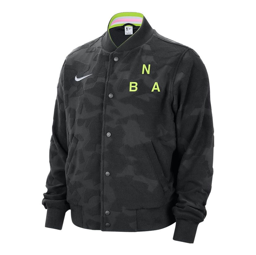 Bomberjacka Nike NBA Courtside Lightweight Jacket Svart | DR9075-010