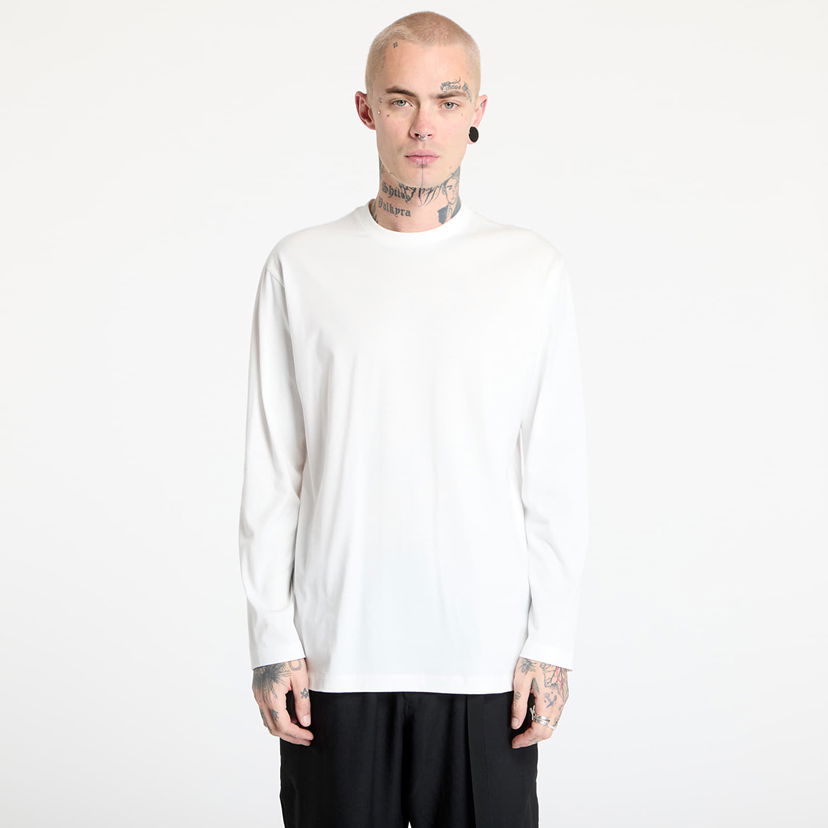 T-shirt Y-3 Graphic Long Sleeve Top Vit | JM3234