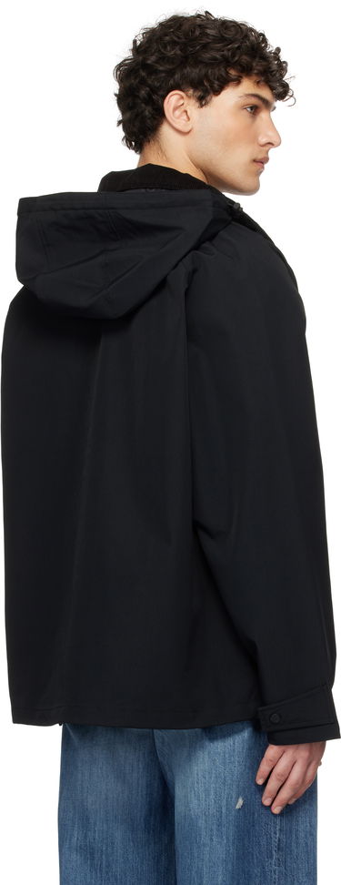 Parkas Carhartt WIP Black Hooded Work Jacket Svart | I033871, 2