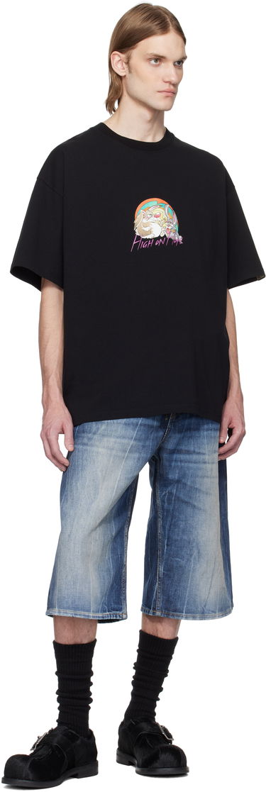 T-shirt Martine Rose Martine Rose Oversized Graphic T-Shirt Svart | 621JE03001H, 3