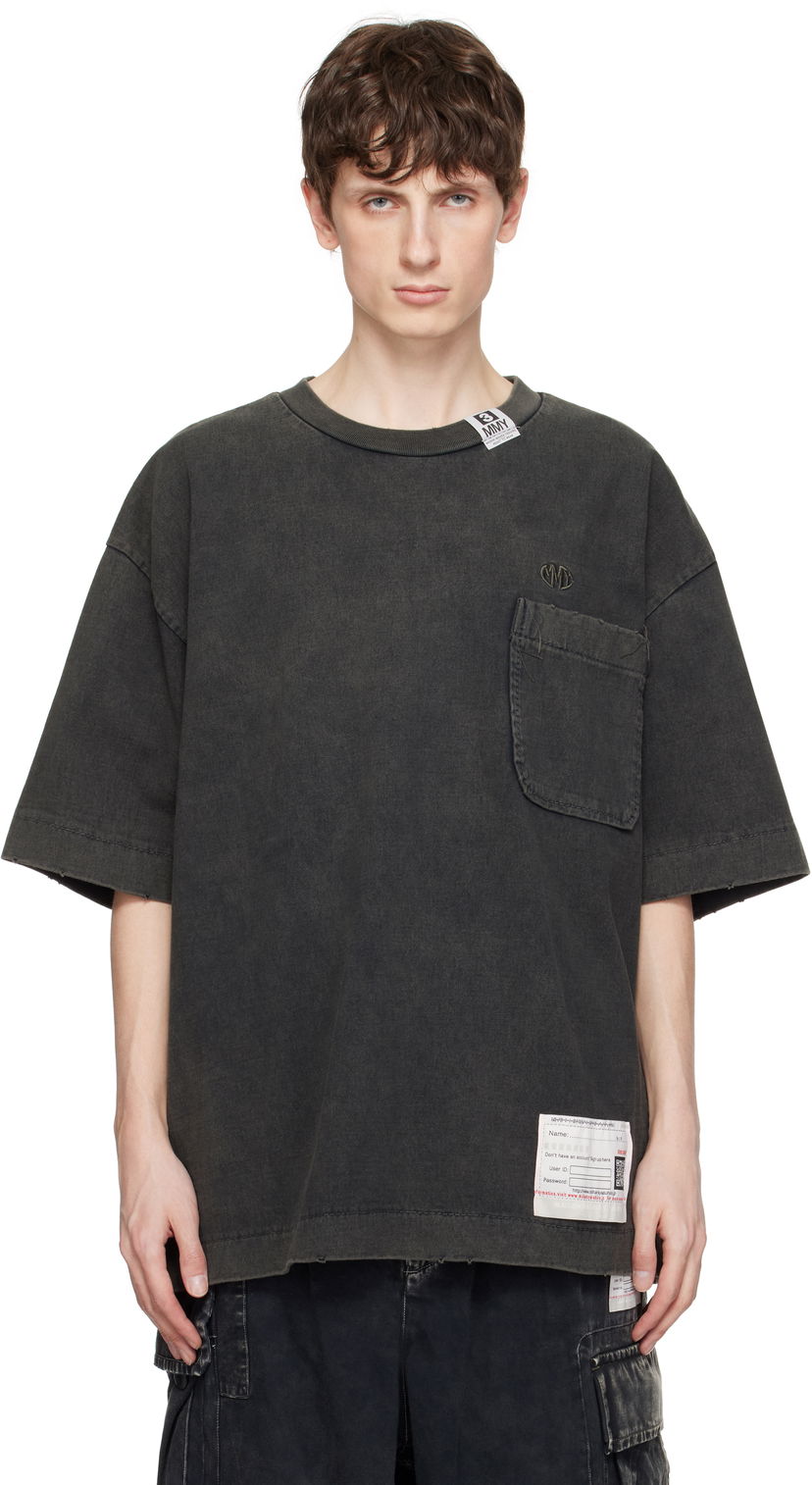 T-shirt Maison MIHARA YASUHIRO MIHARA YASUHIRO Amateur Sewn Like T-Shirt Svart | A14TS601