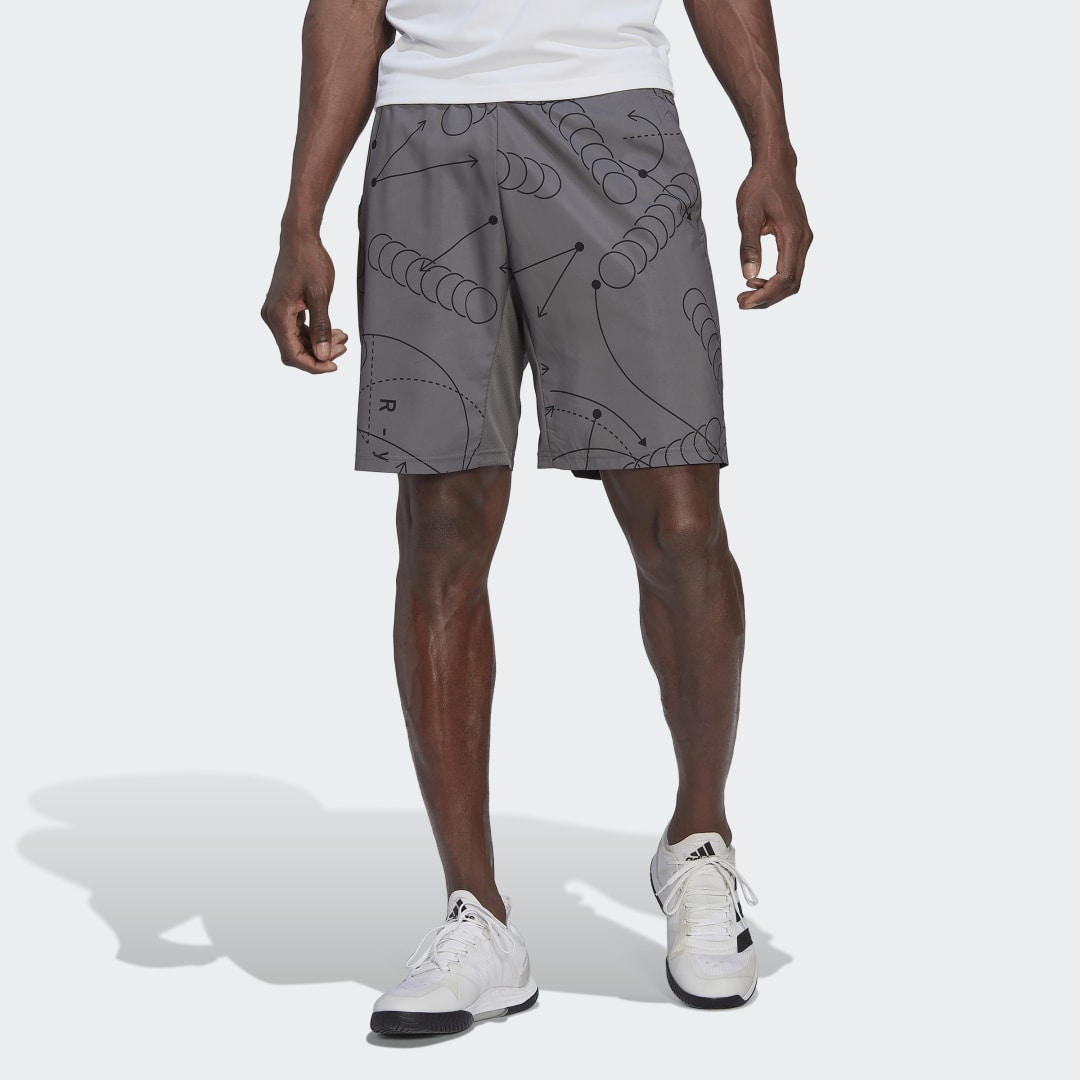Shorts adidas Originals Club Graphic Tennis Grå | HC8491, 1