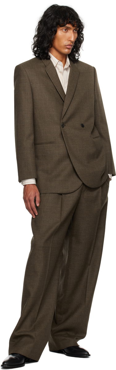 Jacka The Row The Row Toyo Double-Breasted Blazer Brun | 832-W3465, 3
