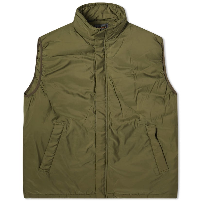 Väst BEAMS Beams Plus MIL Ripstop Puff Vest Grön | 38060050139-67