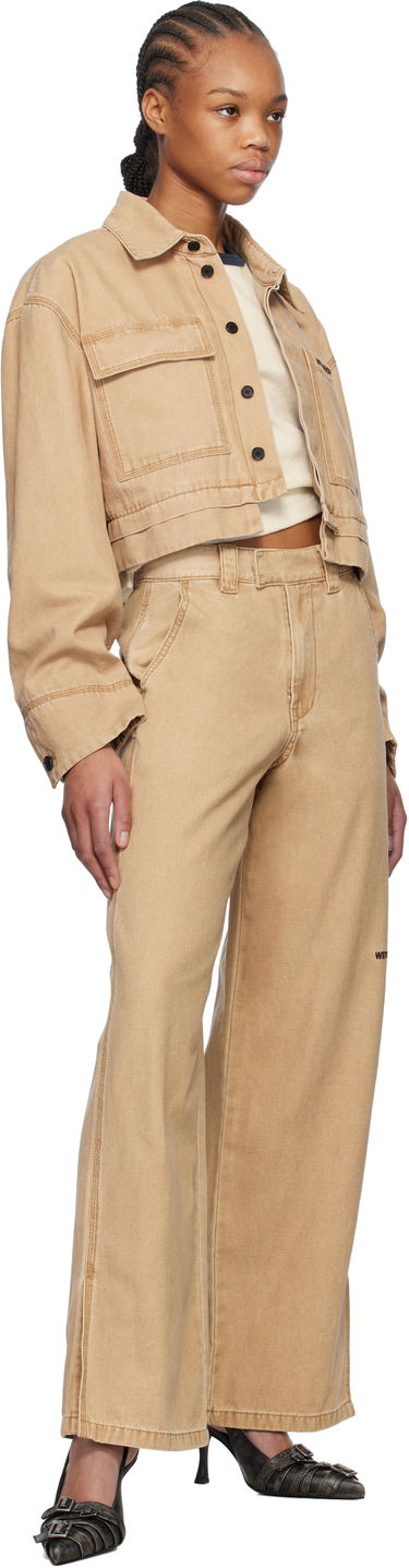 Jacka We11done We11done Cropped Work Jacket Beige | WD-JK0-25-055-W-BG, 3