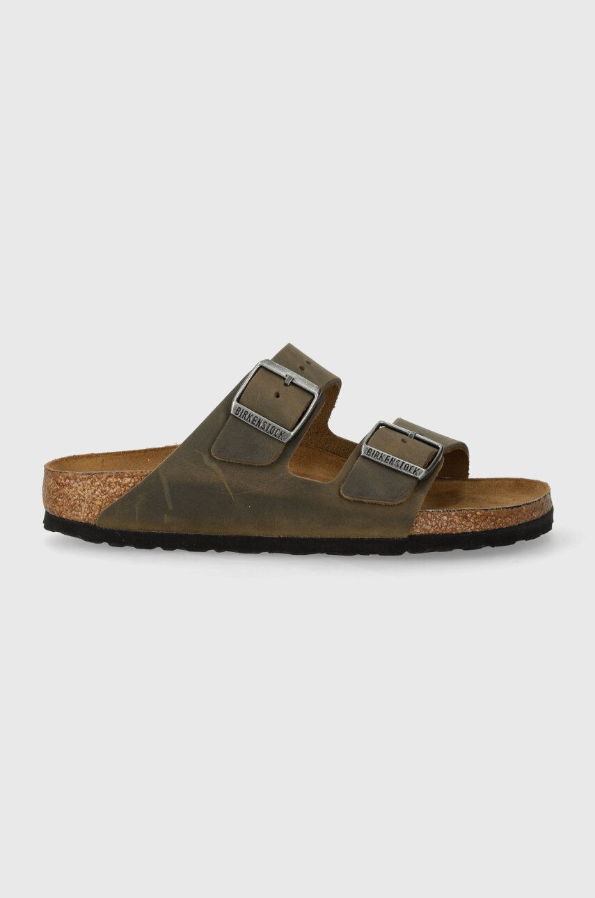 Sneakers och skor Birkenstock Arizona in Faded Khaki Oiled Leather, Size UK 2.5 | END. Clothing Brun | 1027039, 1