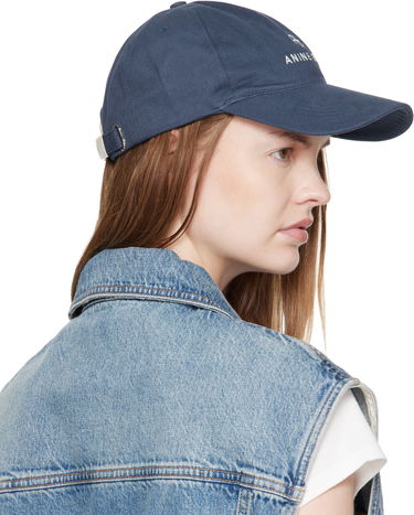 Keps Anine Bing Anine Bing Jeremy Baseball Cap Mörkblå | A-12-9084-BEL26, 2