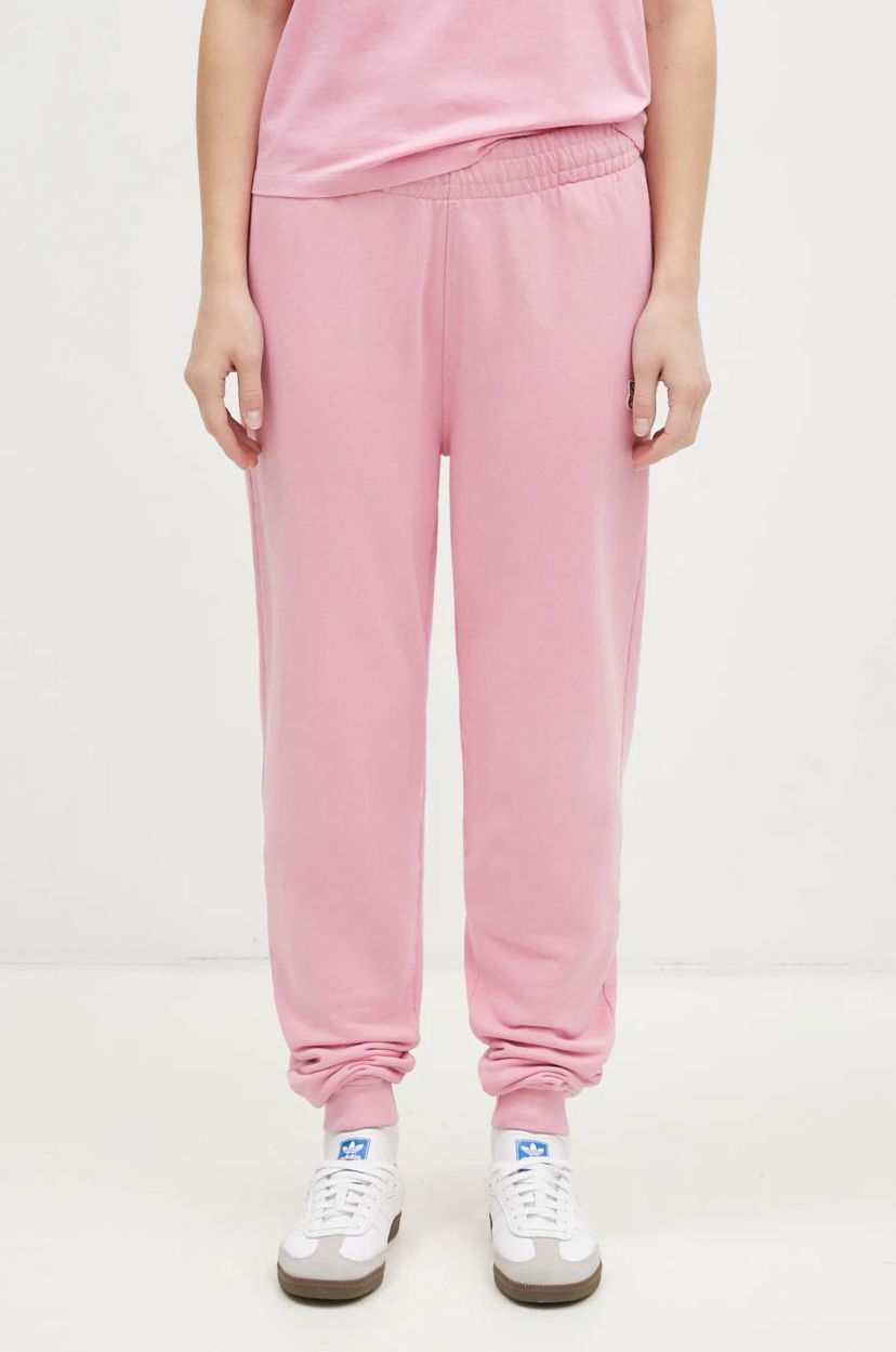 Träningsbyxor MAISON KITSUNÉ Fox Head Patch Sweatpants Rosa | MW01109KM0001