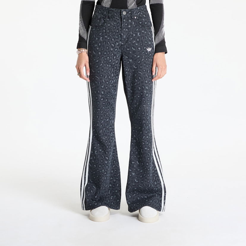 Jeans adidas Originals Denim Slim WL Flare Pants Svart | KA2681