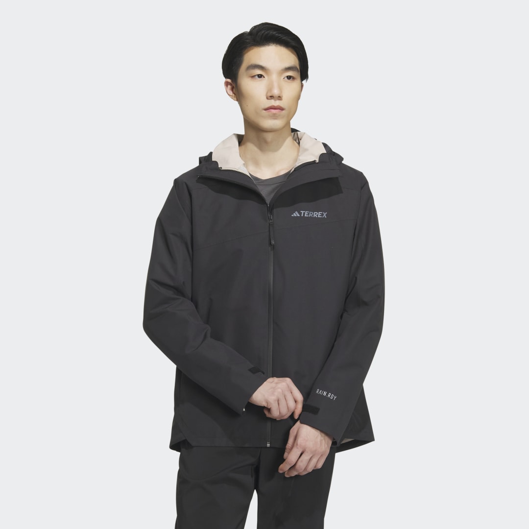 Jacka adidas Performance THREE-IN-ONE RAIN.RDY SOFT SHELL JACKET Svart | IL8974, 0