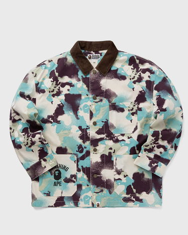 Jacka BAPE A Bathing Ape Map Camo Work Jacket Flerfärgad | 001LJL301001MMUL, 1