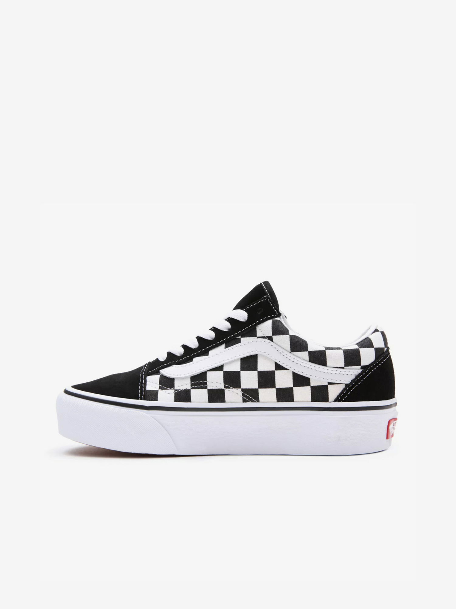 Sneakers och skor Vans UA Old Skool Platform Svart | VN0A3B3UHRK1_(CHECKERBOARD) BLK/TR WHT, 0