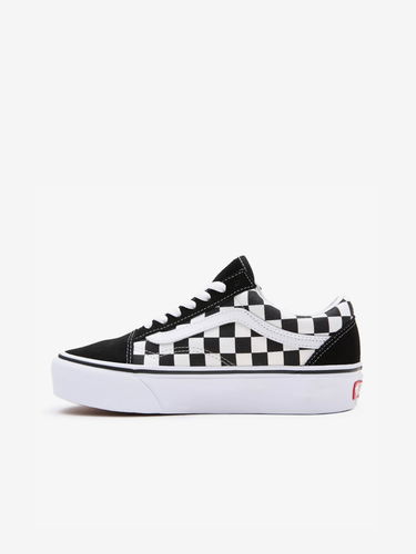 Sneakers och skor Vans UA Old Skool Platform Svart | VN0A3B3UHRK1_(CHECKERBOARD) BLK/TR WHT, 0