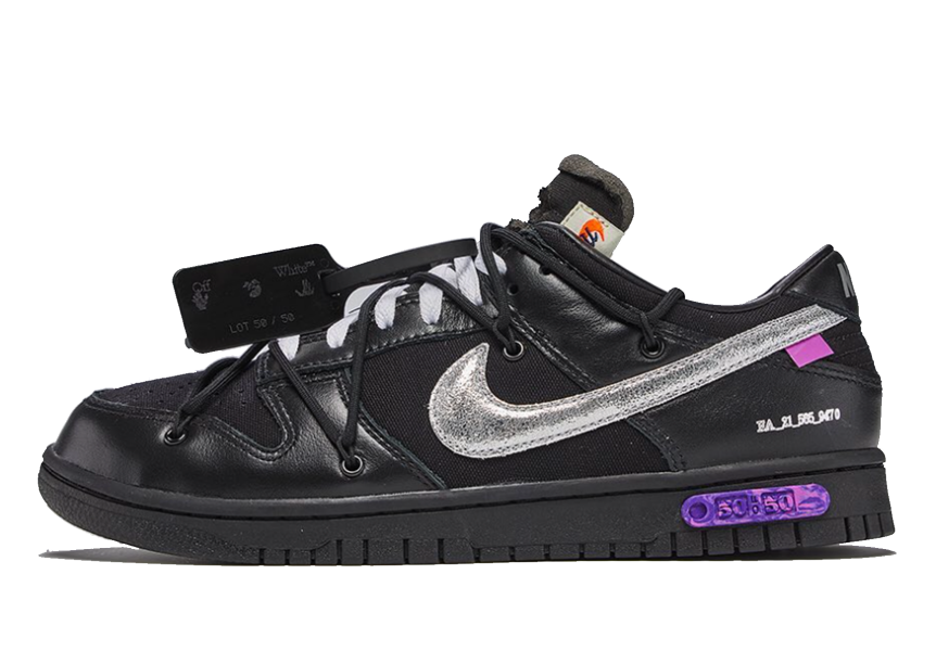 Sneakers och skor Nike Off-White x Dunk Low "Lot 50 of 50" Svart | DM1602-001, 0