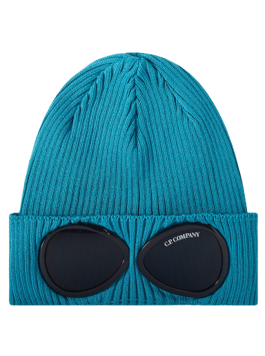 Mössa C.P. Company Goggle Beanie Blå | 14CMAC016A-000727A-825