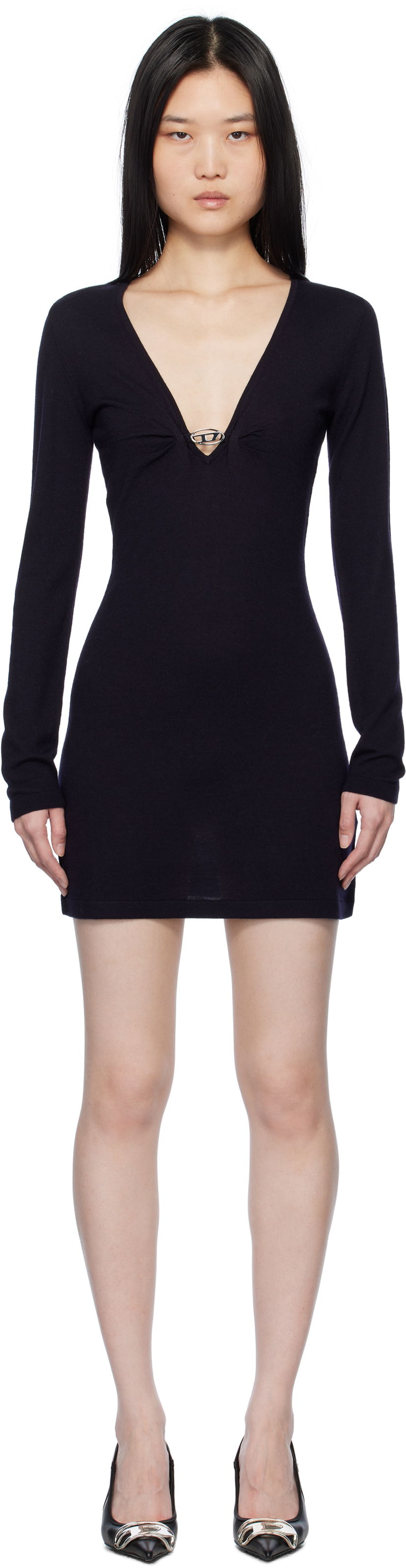 Klä Diesel Diesel M-Placky Minidress Mörkblå | A17454 0JQAB