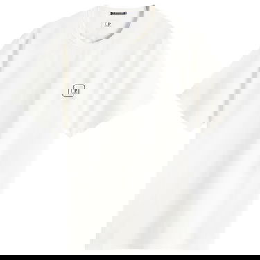 T-shirt C.P. Company Metropolis Series Urban Tech T-Shirt Vit | 18CLTS049A-006370W-103, 1