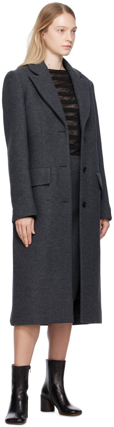 Kjol We11done We11done Vented Miniskirt Grå | WD-SK3-23-253-W-DG, 3