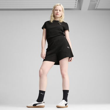 Shorts Puma ESS Elevated 5" High-Waisted Ribbed Shorts Svart | 685026_01, 2