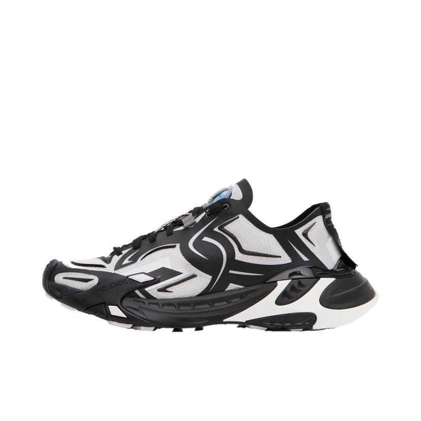 Sneakers och skor Dolce & Gabbana Black & White Fast Sneakers Svart | CS2175AH405