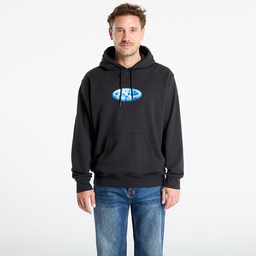 Sweatshirt Vans 3D Retroval Pullover Hoodie Svart | VN000QXPBLK1