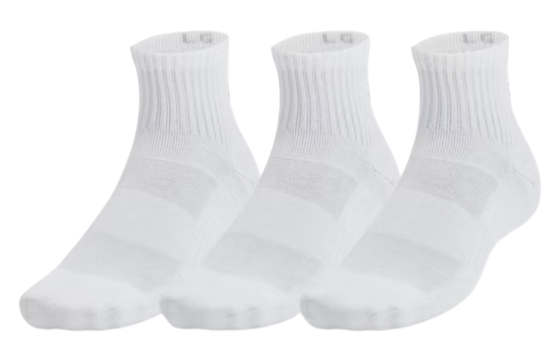 Strumpor Under Armour Under Armour UA TC Quarter Socks - 3 Pack Vit | 1386372-100, 0