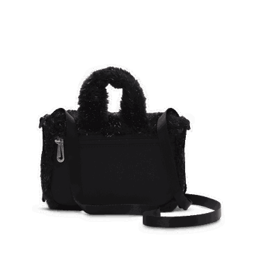 Handväska Nike Nike Faux Fur Crossbody Bag (1 l) Svart | FZ1329-010, 3