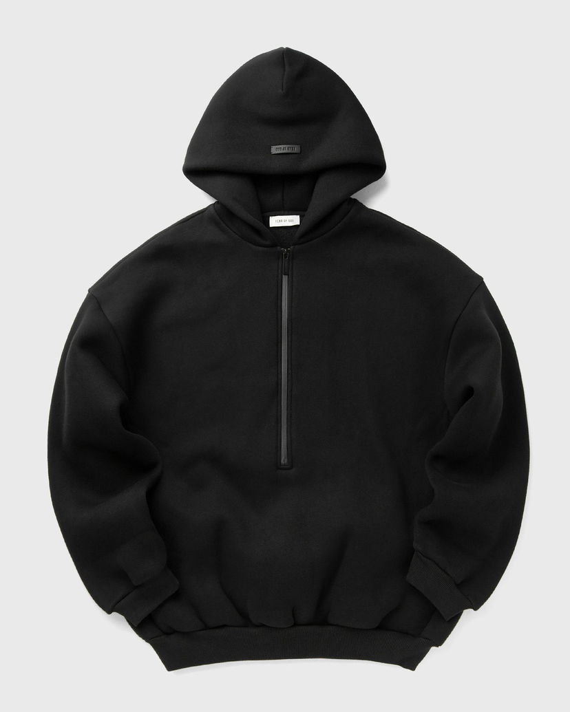 Sweatshirt Fear of God Athletic Half-Zip Hoodie Svart | FG25FW12-123FLC-001