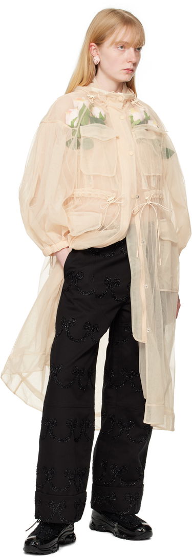 Halsduk Simone Rocha Simone Rocha Rose Stud Earrings Rosa | ERG403 1067, 3