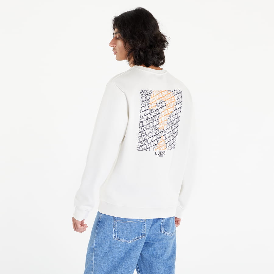 Sweatshirt GUESS Hoodie Ermes Cn Fleece Beige | M2BQ19KBD10-G9H9, 0