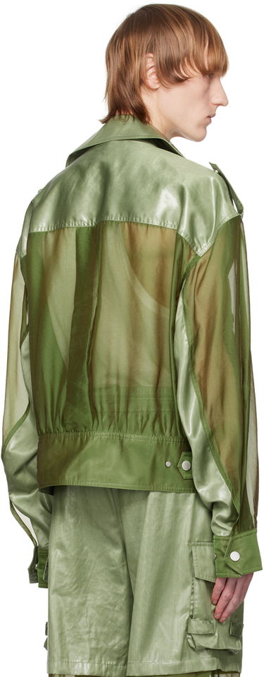 Jacka Feng Chen Wang Feng Chen Wang Paneled Jacket Grön | FMS15JK26, 2